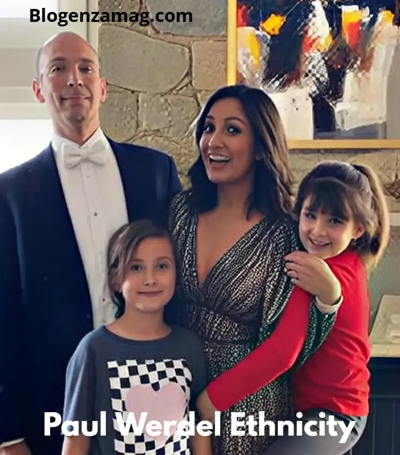 Paul Werdel with his family, representing diversity and modern journalism, featured in BlogenzaMag article on Paul Werdel ethnicity.