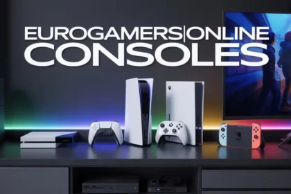 EuroGamersOnline Consoles showcasing modern gaming systems, controllers, and next-gen console gaming experience