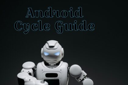 Android Cycle Guide showing activity lifecycle stages from onCreate to onDestroy