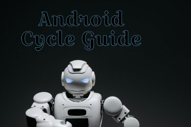 Android Cycle Guide showing activity lifecycle stages from onCreate to onDestroy